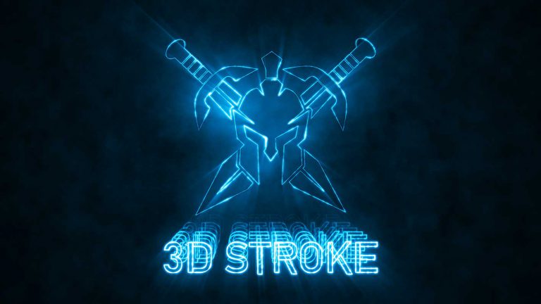 آموزش 3D Stroke (افترافکت)