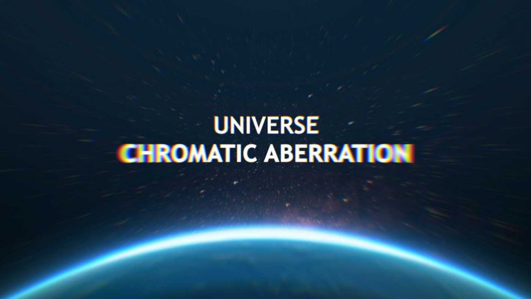 آموزش Universe Chromatic Aberation (افترافکت)