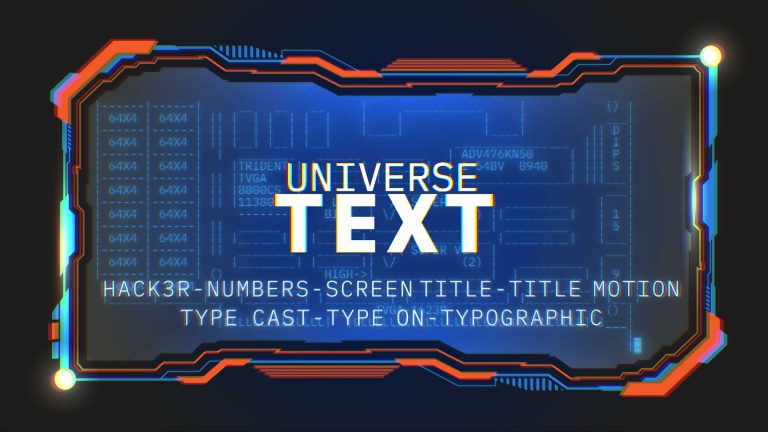 آموزش Universe Text (افترافکت)
